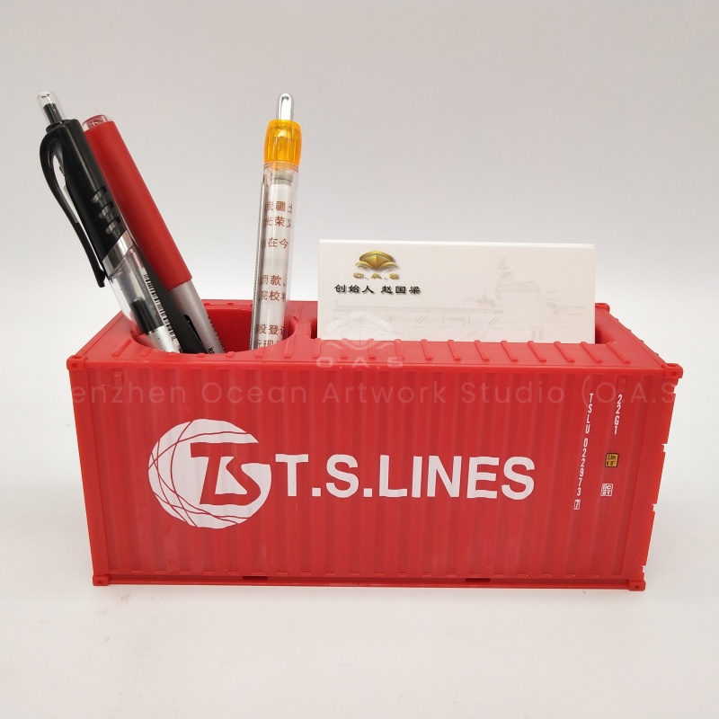 【LAC】TS-LINE Plastic Storage Box  Model  Scale 1:35  Shipping Container O.A.S Factory Customizable Pen Holder  Model