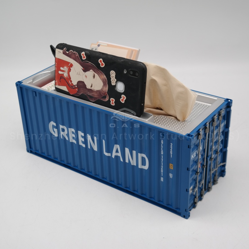 O.A.S ship model factory focuses on creating 1:20 shipyard container tissue box model, empowering the corporate brand! With shipyard container as the prototype, 1:20 exquisite restoration, unique appearance. Support corporate logo customization, placed in the office area, conference room, or as a business gift, can cleverly display the corporate image, enhance brand recognition, quickly customized! Amber@vesselmodel.com Tel: +86 18038048785