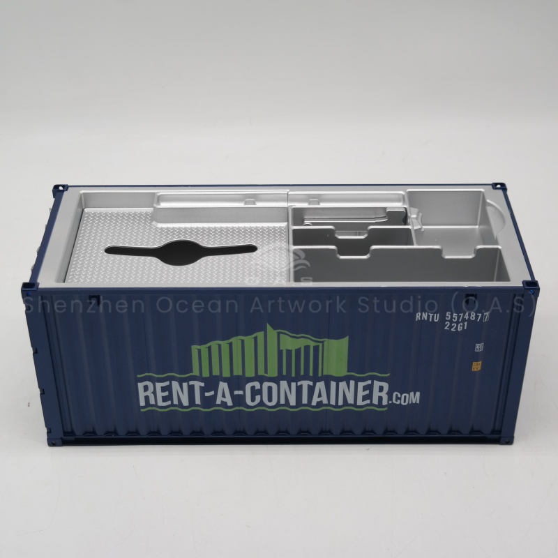 【LAC】O.A.S Container Model Factory Scale1:20 Shipping Container Logistics RENT Customized Storage Box Container Model