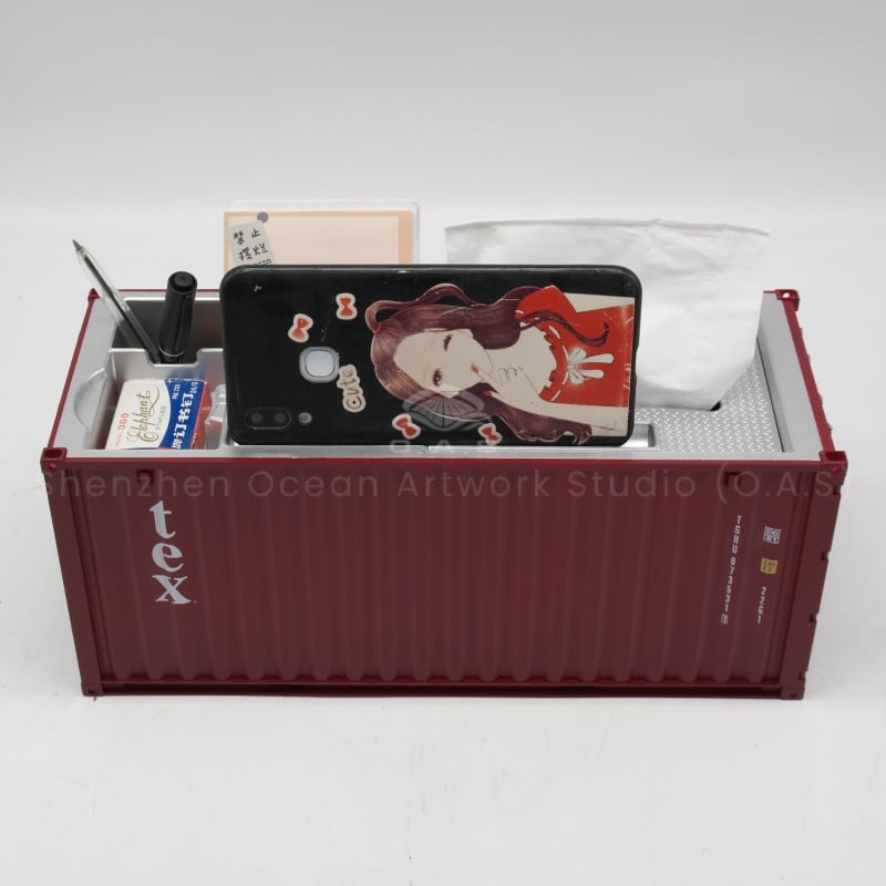 【LAC】O.A.S Container Model Factory Scale1:20 Shipping Container Logistics TEX Customized Storage Box Container Model