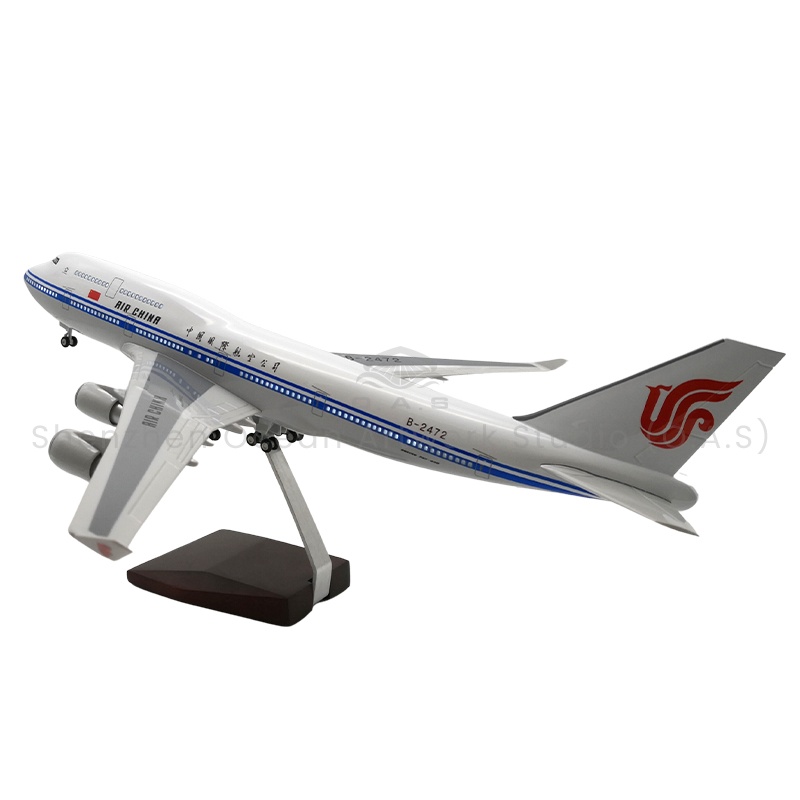 【LA】Aircraft Plane Model for Gift 1:150 Scale Model Aircrafts 747 Air China 47cm Boeing Model Airplanes
