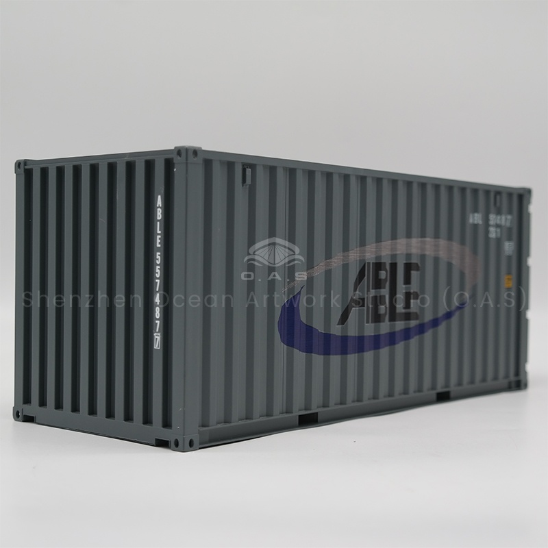 O.A.S ship model factory professional custom engineering container container model company logo. We deeply integrate engineering elements with the company logo, using 3D modeling, CNC engraving and other technologies to accurately restore details. Whether it is exhibition exhibition, customer appreciation, can easily demonstrate the strength of the company. Amber@vesselmodel.com Tel: +86 18038048785