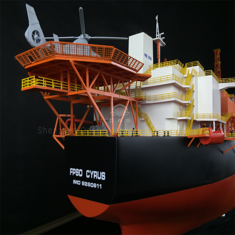 【NAC】Handmade Plastic Crafts by Ocean Artwork Studio  Gift Customizable 160cm FPSO ULCC Oil Ship Model Workmanship Model