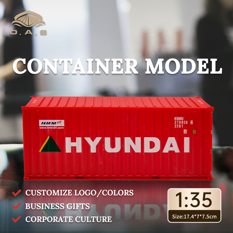 【LAC】1:35Container model/Customize logo colors/Hyundai