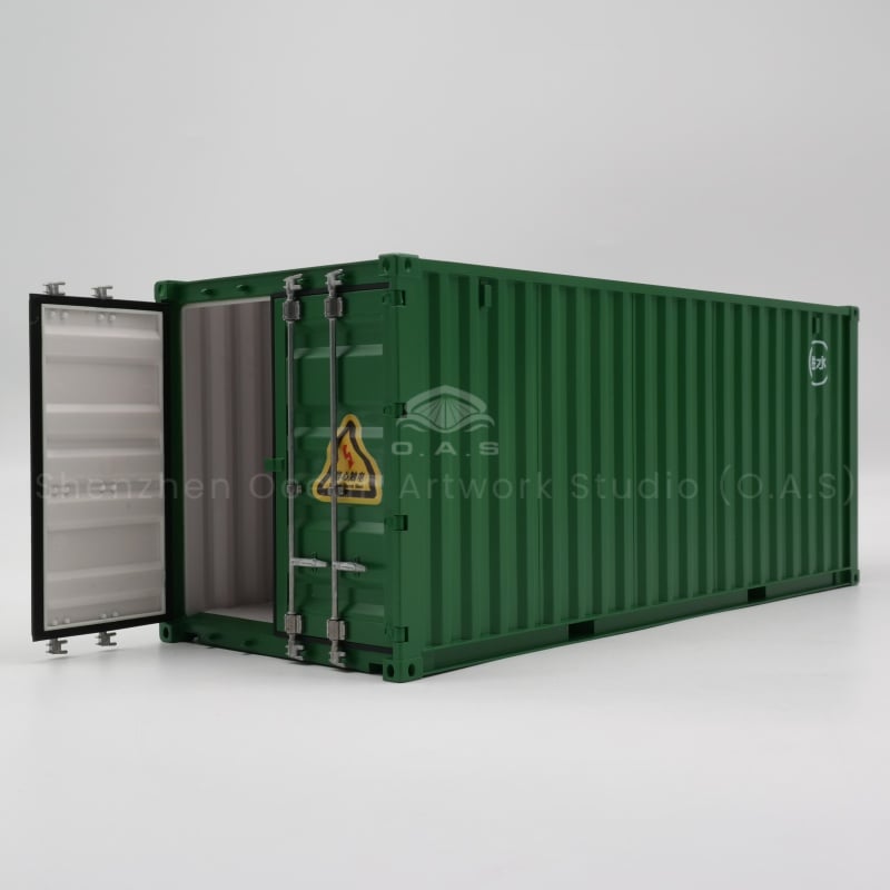 【LAC】O.A.S Container Model Factory Customized Scale1:20 Plastic Crafts Shipping Boxes  QFTHL Container Model