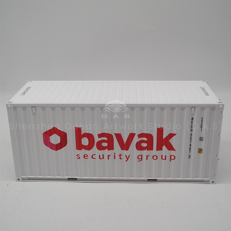 O.A.S ship model factory, customized 20GP container model company logo for shipping enterprises. Our team draws inspiration from shipping culture, uses 3D modeling and CNC processing technology, cleverly integrates corporate logos and container models to create highly textured shipping gifts, and fully displays the brand charm of shipping enterprises in customer appreciation and exhibition promotion. Amber@vesselmodel.com Tel: +86 18038048785