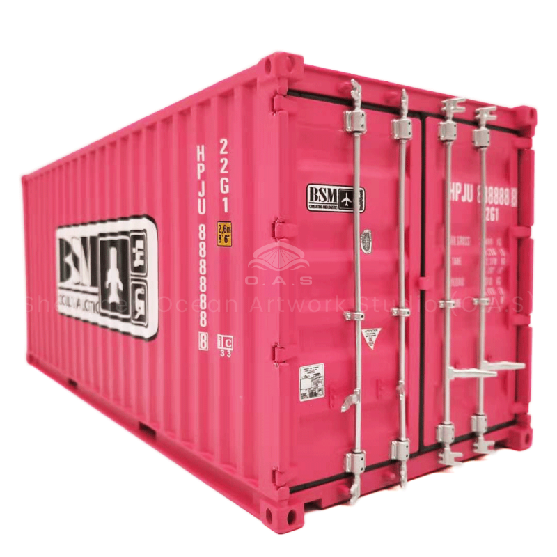 Still looking for unique shipping freight forwarding logistics gifts? O.A.S as a professional container model manufacturer, launched 20GP personalized container model, support logo customization. The model integrates the practical and artistic beauty of the container, which can be used as an eye-catching decoration, but also can convey brand value, and easily help you narrow the distance with customers.Amber@vesselmodel.com Tel:+86 18038048785