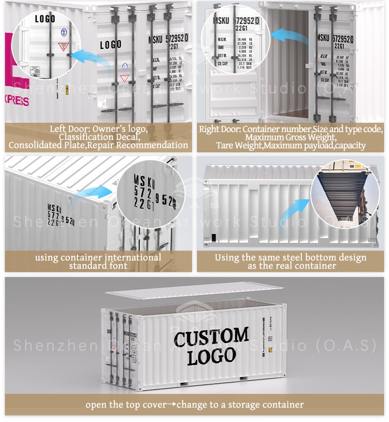 Freight forwarding peers look over! The O.A.S factory launched a 1:20K LINE container model, replicating every detail of the K LINE container with full fidelity. Support logo customization, print your company's logo. As a shipping logistics gift, whether it is a gift when visiting customers or placed in the exhibition hall, it can greatly enhance brand exposure and help business growth. Amber@vesselmodel.com Tel: +86 18038048785
