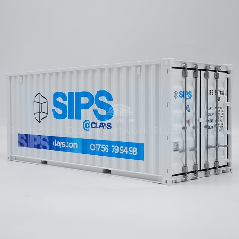 O.A.S manufacturers ingenuity to create 1:20 container model, to provide a full range of logo customization services. The model is meticulously reproduced from the real container, from the weld lines to the signage, every detail is taken care of. The logo of the shipping company is integrated into the exhibition as a hand gift and customer appreciation gift, which can not only highlight the professionalism of the brand, but also effectively enhance the brand exposure. Amber@vesselmodel.com Tel: +86 18038048785