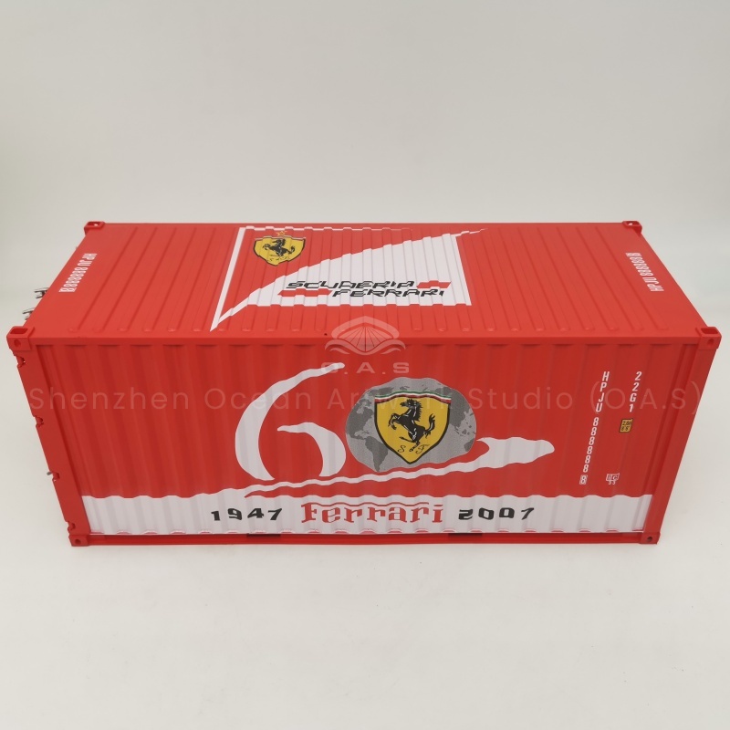 Still looking for display container model customization manufacturers trouble? O.A.S professional custom 20GP display container model, support logo integration, so that the model becomes a walking advertisement. Accurate reproduction from exterior color to interior structure. Used as exhibition gifts to help you attract customers' attention, enhance brand awareness, and stand out in the peer competition. Amber@vesselmodel.com Tel: +86 18038048785
