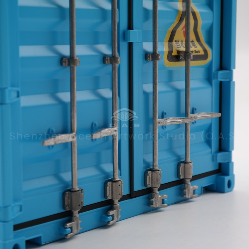 O.A.S ingenuity launched 20 feet creative container model, tailored for your exclusive LOGO. We start from the design concept, integrate corporate culture and creative elements, and ensure the perfect integration of LOGO and model with the help of 3D modeling, CNC engraving and other technologies. Whether as an exhibition souvenir to attract attention, or as a corporate gift to customers, this model can make the brand image deeply rooted in the hearts of the people, highlighting the unique charm of the enterprise. It is not only a model, but also a cultural symbol that carries the memory of the brand. Haiyi Square, professional and creative, for you to create a unique brand promotion tool. Amber@vesselmodel.com Tel: +86 18038048785