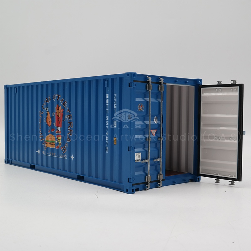 Corporate gift do not tangle! O.A.S Container Factory launches 1:20 container model customization service, which can beautifully present the company logo. The model is strictly to scale, from the box panel to the door lock, full of details. Whether it is the annual meeting, business gifts, highlight the style, help the company's image extra points, the factory price is good, fast delivery.Amber@vesselmodel.com Tel:+86 18038048785