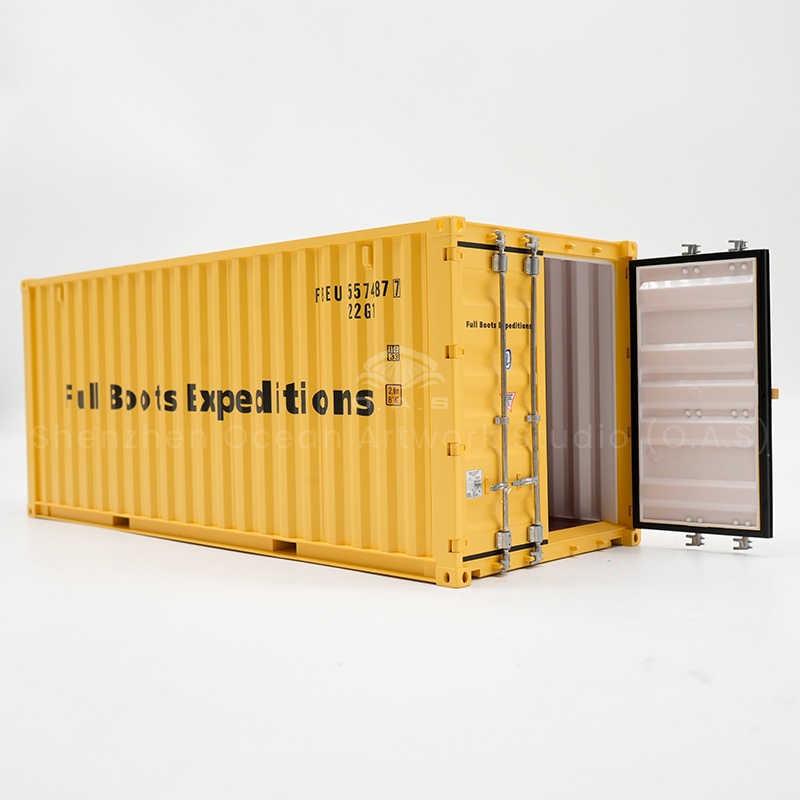 O.A.S creates 1:20 container models with its persistent pursuit of model making. Selected materials, carving process, real restore the texture of the container. Relying on professional design team, to achieve logo customization needs. As a shipping freight forwarder gift, both practical and artistic value, showing the corporate style. Amber@vesselmodel.com Tel: +86 18038048785