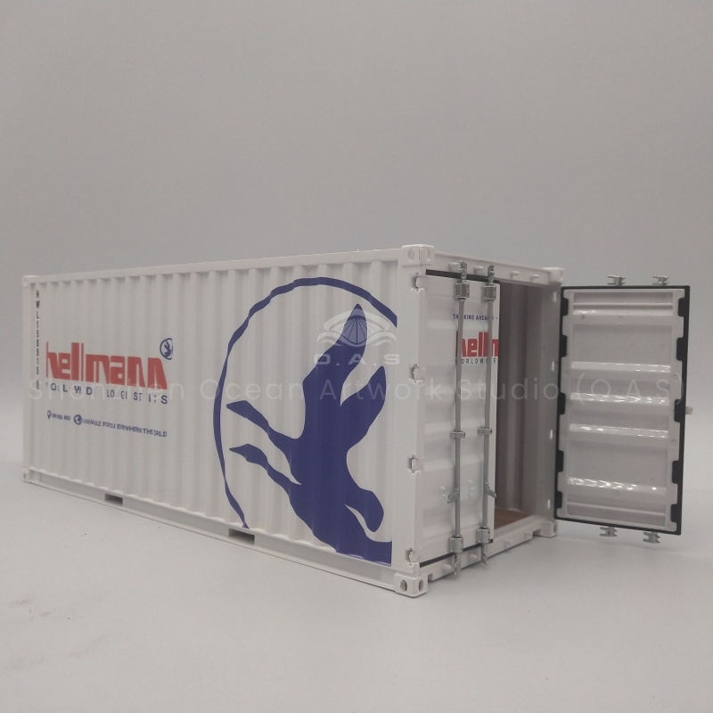 Find 20 feet shipping container model, container model gift customization manufacturers, lock O.A.S! With professional design and exquisite technology, the enterprise logo can be cleverly integrated into the model and customized exclusive publicity weapon. The model displays quality while restoring container details. Whether it is exhibition gifts or corporate collections, we can create high-quality container models for you. Amber@vesselmodel.com Tel: +86 18038048785