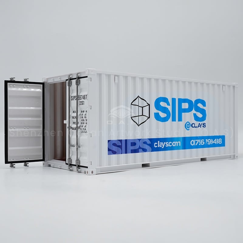 【LAC】O.A.S Container Model Factory Customized Scale1:20 Plastic Crafts Shipping Boxes SIPS Container Model