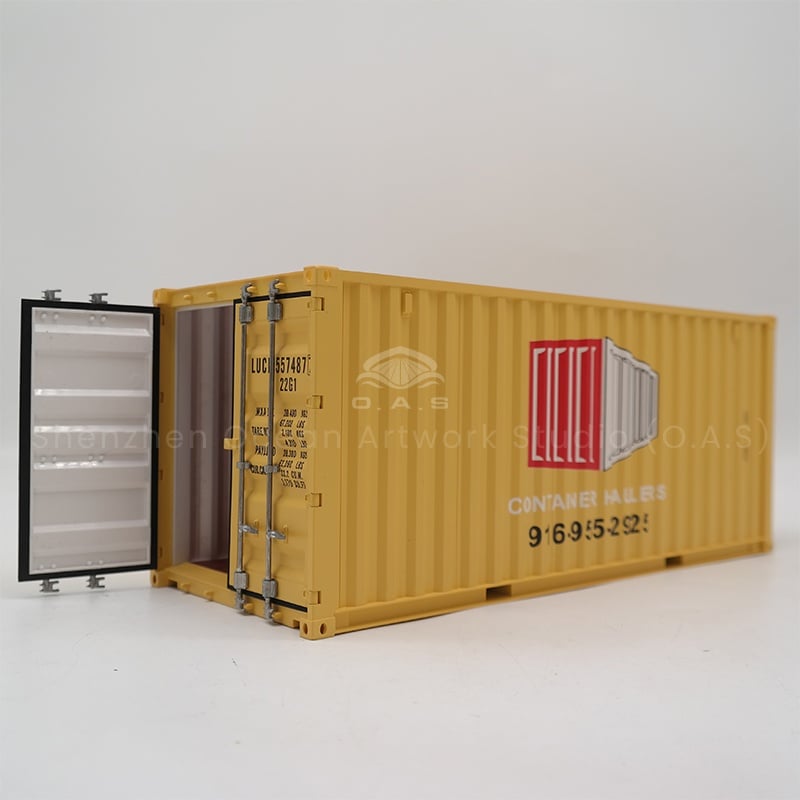 【LAC】O.A.S Factory Customized 1:20 Scale Plastic Crafts Shipping Boxes  Gift HAULERS Container Model