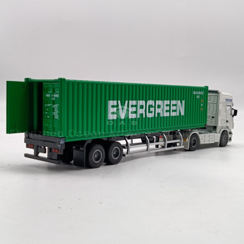 O.A.S Model factory has been focusing on model customization for 17 years, meticulously creating 1:50 EVERGREEN Marine alloy container truck models. Carefully selected alloy material, durable and outstanding texture, from the body lines to the details of the container are accurate. Can customize the logo according to the needs of the enterprise, cleverly integrate the brand elements, whether it is a business gift or publicity display are extremely suitable, quality worry free. Amber@vesselmodel.com Tel: +86 18038048785