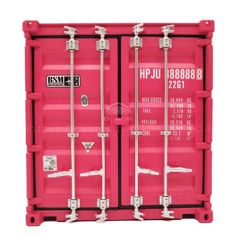 Still looking for unique shipping freight forwarding logistics gifts? O.A.S as a professional container model manufacturer, launched 20GP personalized container model, support logo customization. The model integrates the practical and artistic beauty of the container, which can be used as an eye-catching decoration, but also can convey brand value, and easily help you narrow the distance with customers.Amber@vesselmodel.com Tel:+86 18038048785