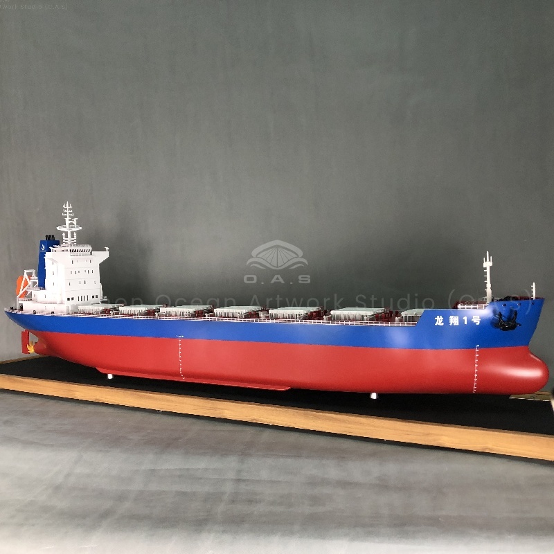【LAC】O.A.S Factory 100% Handmade High Quality Ship Model Customized Business Gift 200cm Bulk Cargo Ship Model