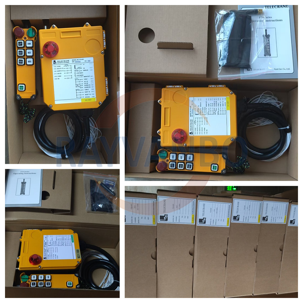 F24-6D industrial remote controller shipped, facilitating the wireless control upgrade of overhead cranes and lifting equipment