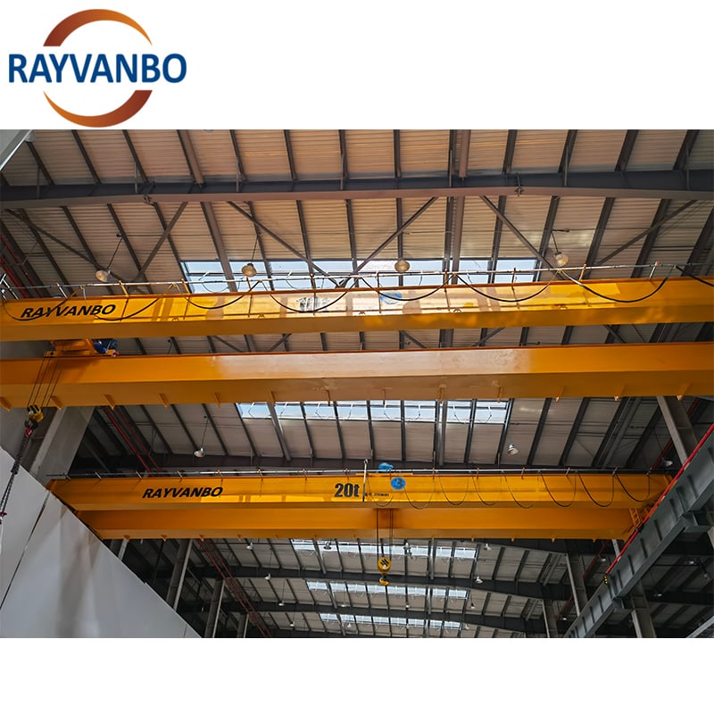 Heavy Duty 5 ton 10 ton Single Beam Double Girder Electric Traveling Overhead Bridge EOT Crane