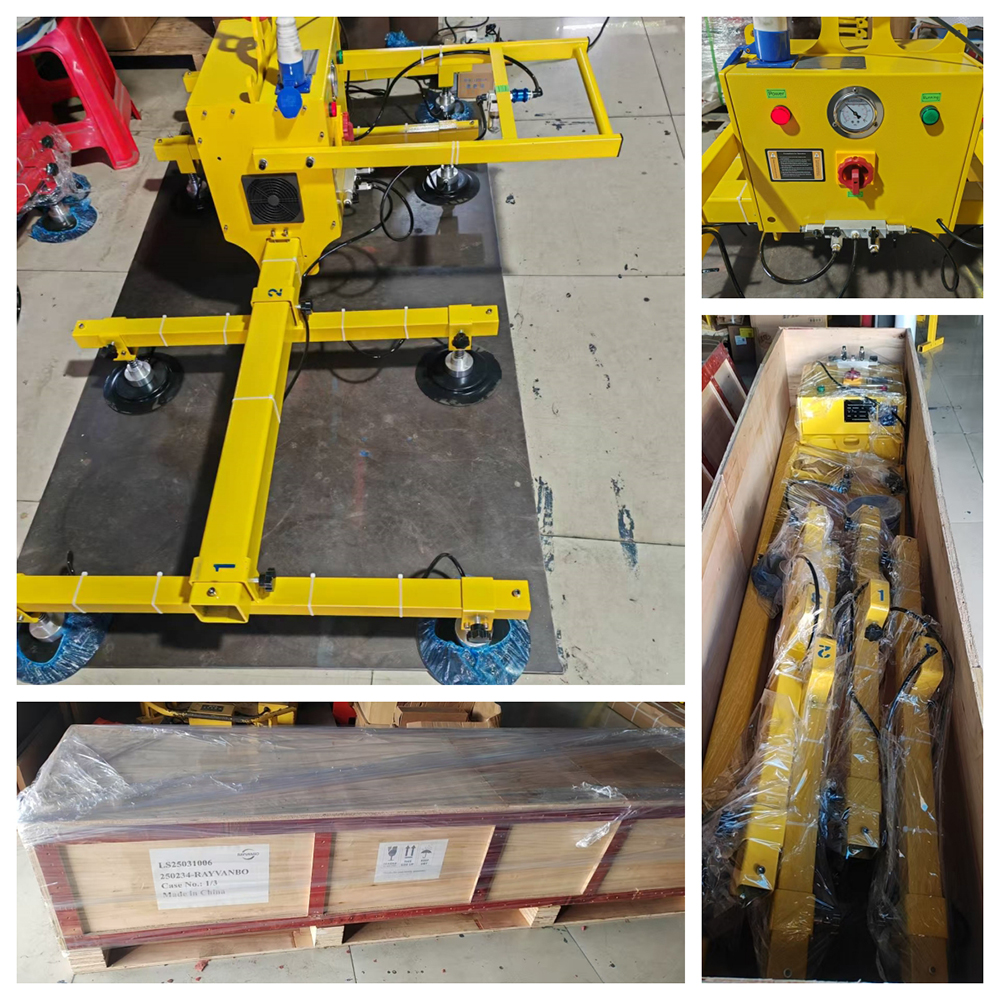 Vacuum Lifting Machines for Suction Lifting to Metal Sheet Loading Machine Electric Vacuum Glass Suction Lifter manufacture