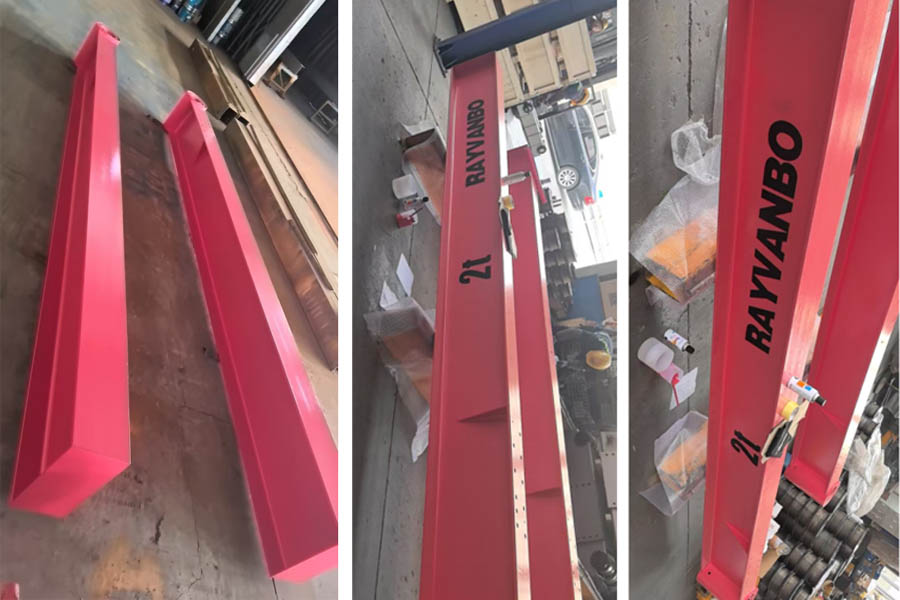 Rayvanbo 2 Sets JIB Cranes Customized for Spain Client1.jpg