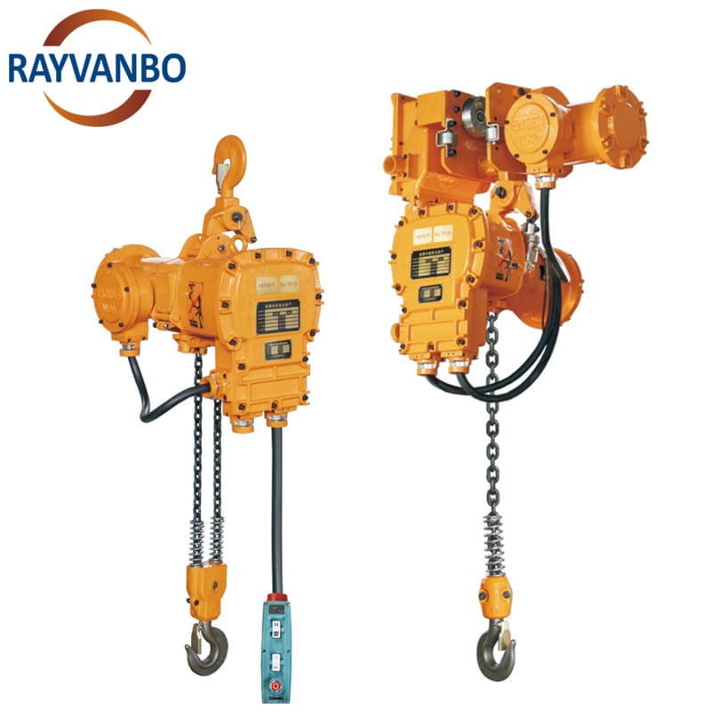 1 Ton 2 Ton 3ton 5 Ton Explosion-proof Model Electric Chain Hoist With Hook Trolley Type