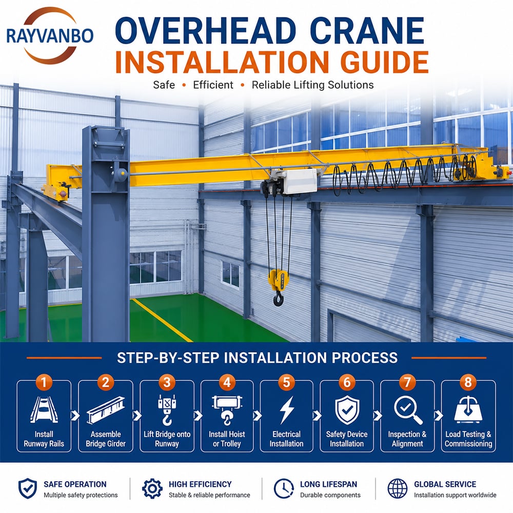 How to Install an overhead crane Step by Step?