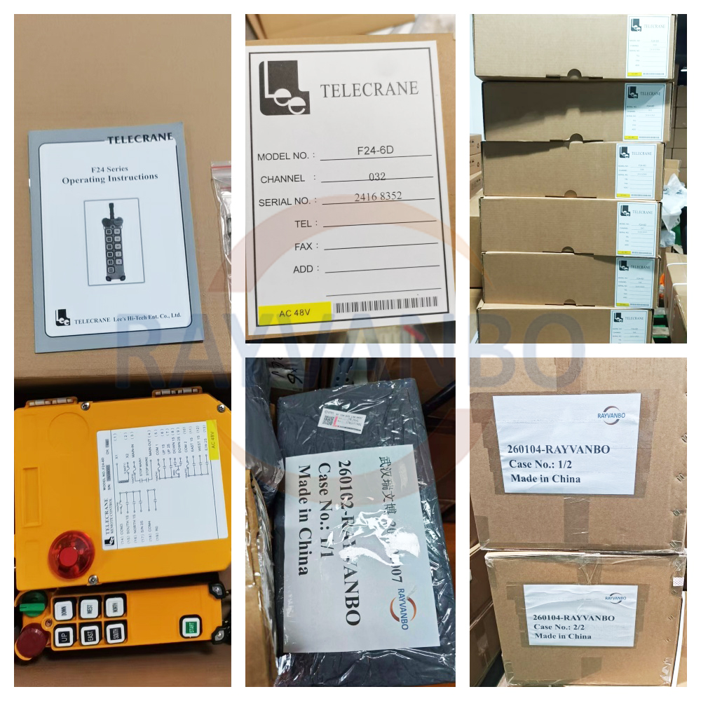 F24-6D Industrial Remote Control Shipment for Crane and Industrial Equipment