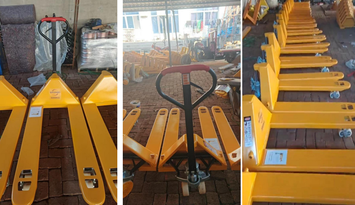 Rayvanbo 18 Sets 5T Hand Pallet Trucks for UAE Customer