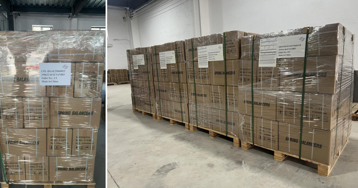 Rayvanbo 950 Sets Spring Balancers to America Customer