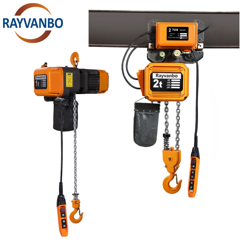 ER Hoist 1t 2t 3t 5t 7.5t 10t Work Duty M5 Hook/Trolley Type Electric Chain Hoist