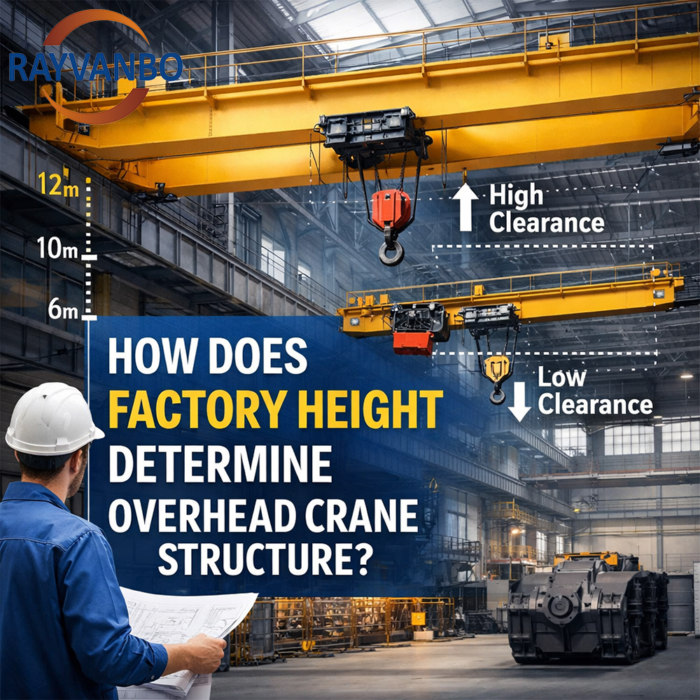 How Does Factory Height Determine the Overhead Crane Structure?