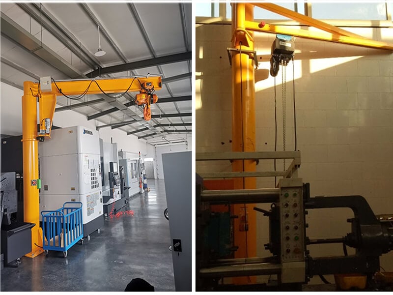 Combining strength and flexibility: electric chain hoist JIB crane