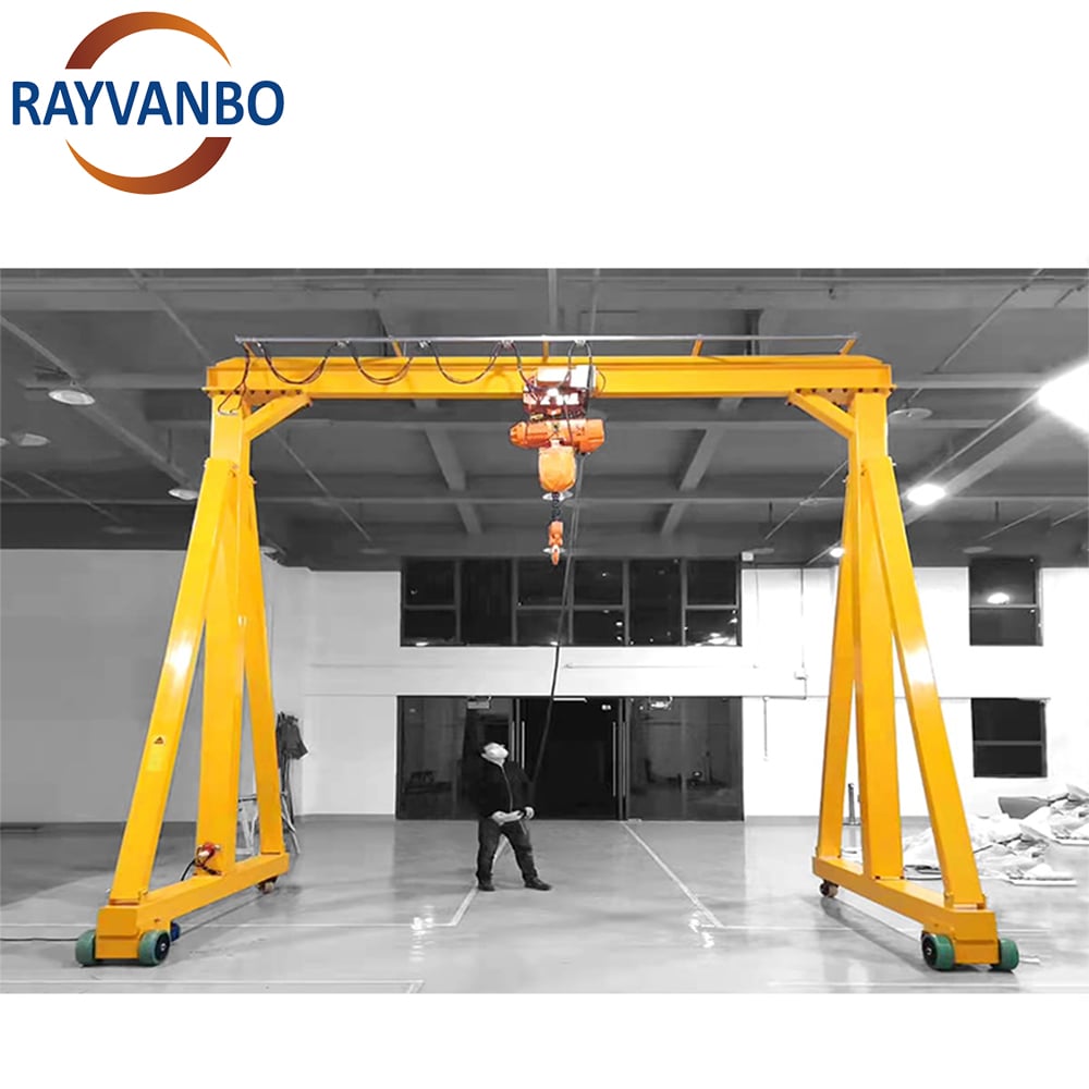 Adjustable Height Customized 3 Ton 5 Ton 10 Ton Mobile Gantry Crane For Sale 