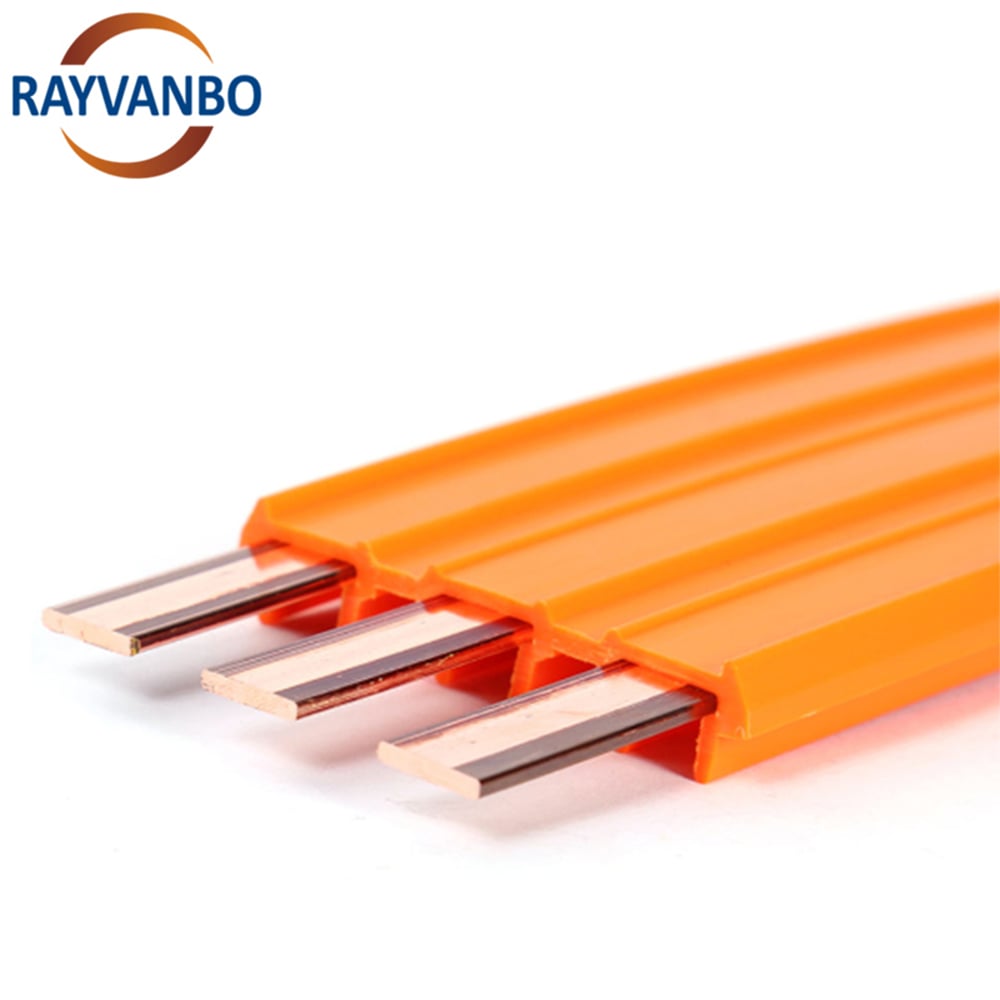 High Quality Seamless Busbar Line With 3 Poles Power Flexible Seamless Copper Busbar for Crane
