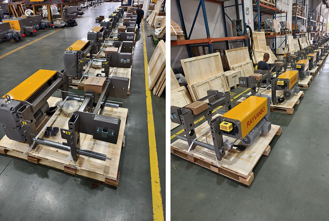 Rayvanbo European Type Electric Wire Rope Hoists to Malaysia Client (4).jpg