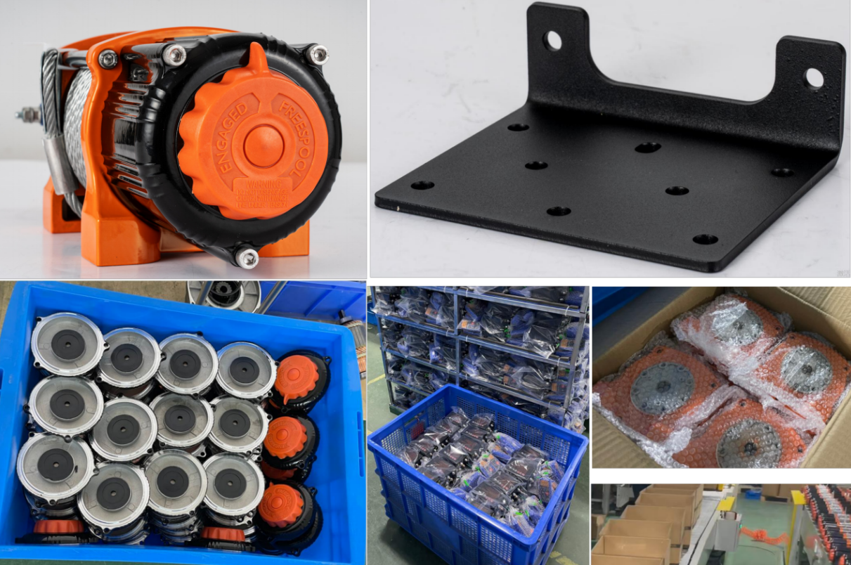 rayvanbo 900 sets customized car winch exported to netherlands client-2