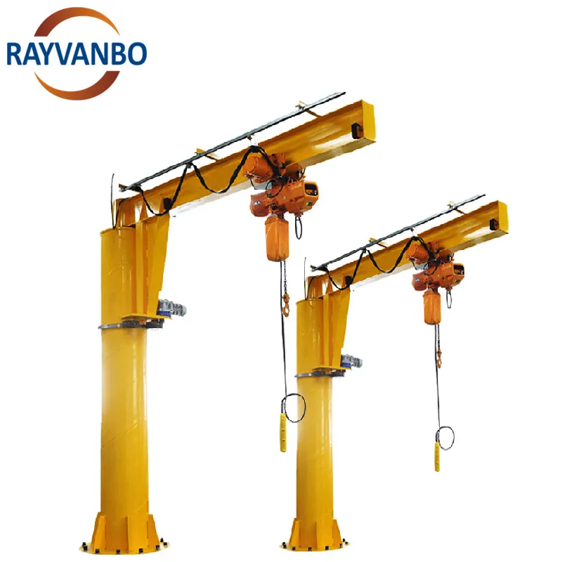 التطبيقات الصناعية للرافعات الدوارة (Jib Cranes) في أعمال الصيانة والتجميع