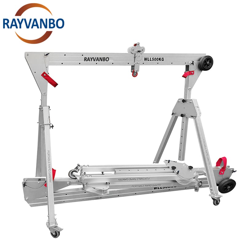 Lightweight Folding Portal Aluminium Alloy Portable Gantry Crane