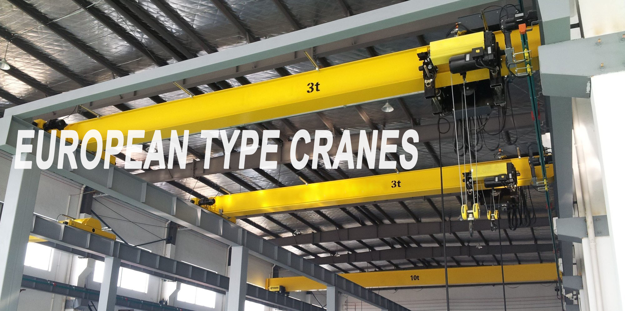 What are the advantages of European type overhead cranes?