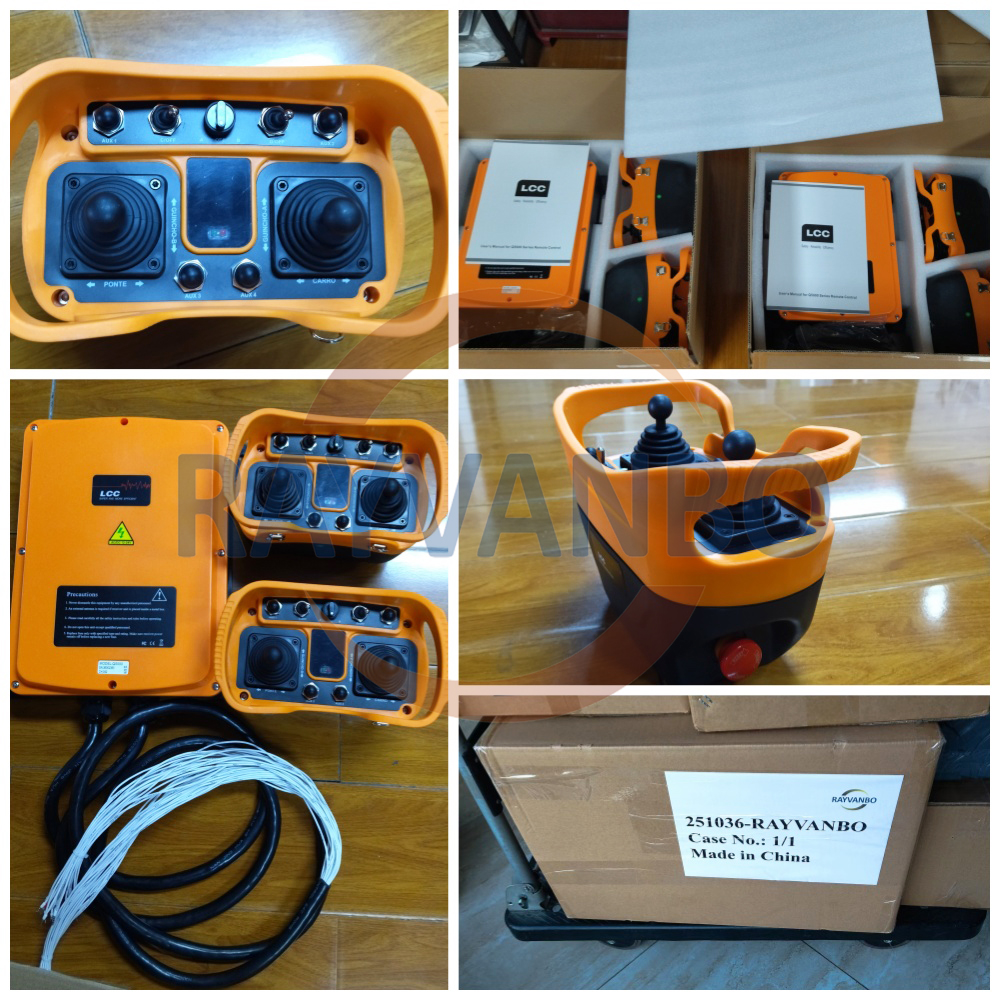 Rayvanbo's Q5000 industrial remote controller successfully shipped to Australian customer
