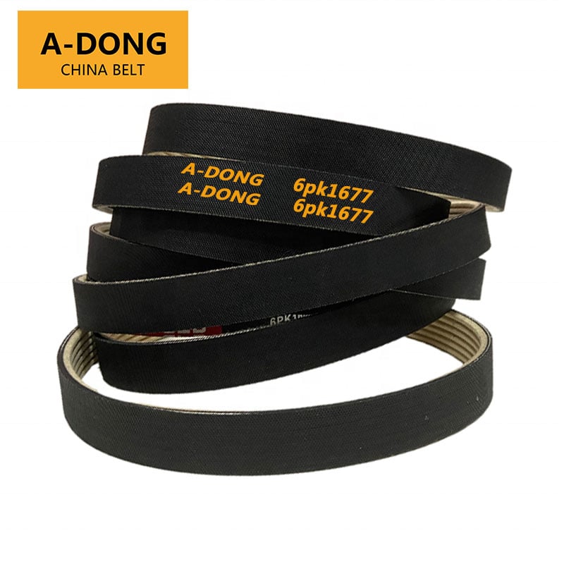 Anti-Heat Serpentine Poly v Ribbed Belt Rubber EPDM Auto Pk Belt