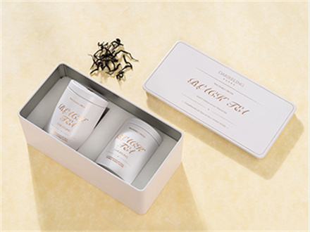 Tea Gift Packaging Solution | Small Metal Tin Box With Mini Tea Tin Cans