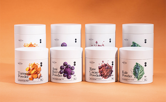 Smart Powder Packaging, Inspired by Superfoods