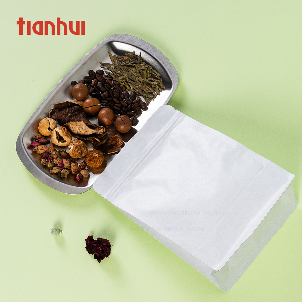 Tianhui Food Grade Resealable Zipper Stand-Up Pouch Packaging Bag for Snacks Dry Food