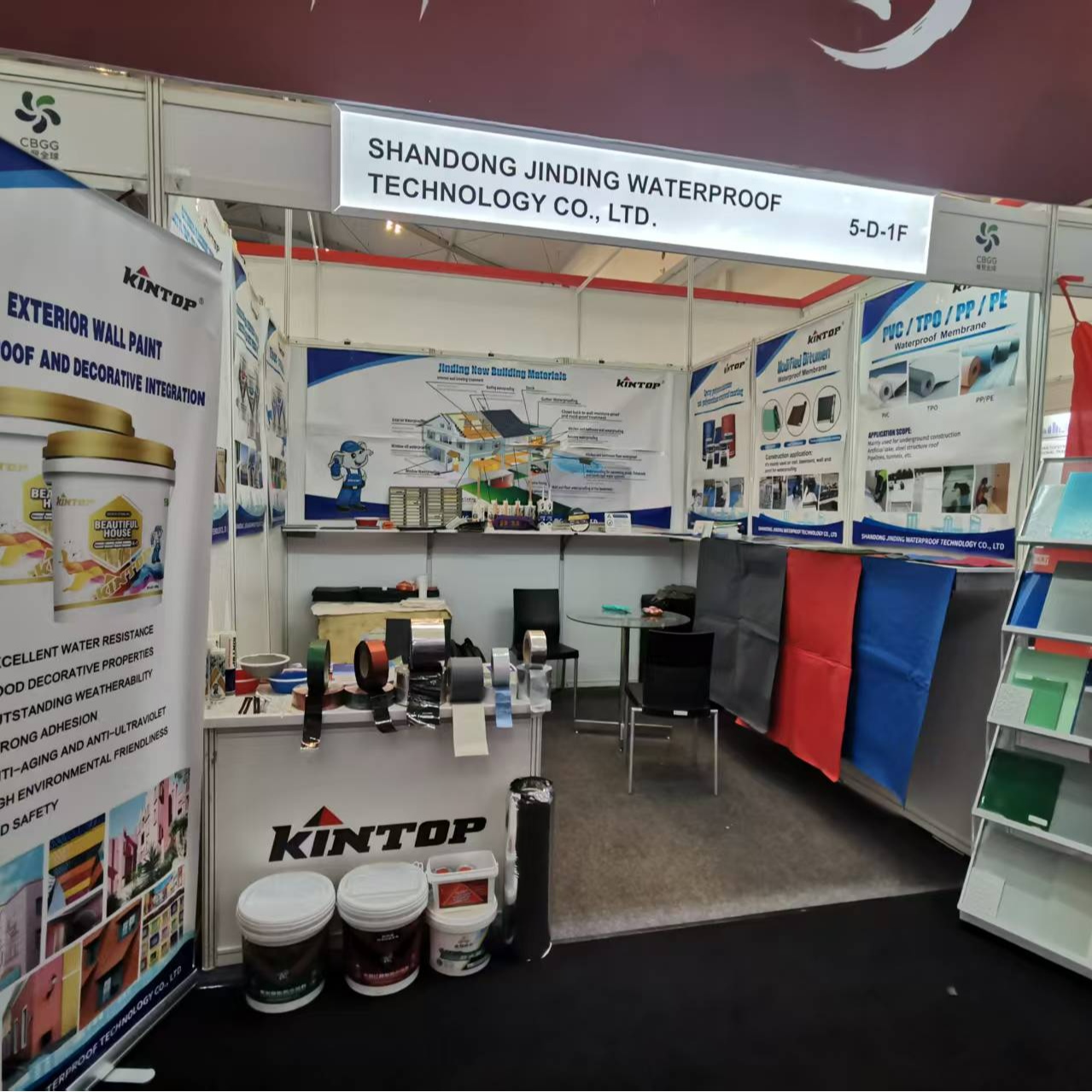 Shandong Jinding Waterproof Technology Showcases Innovation at INDOBUILDTECH 2025