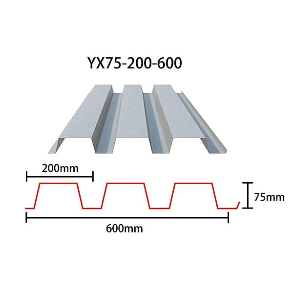 Building Metal 600 Deck Floor Decking Sheets Floor Concrete Decking Sheet