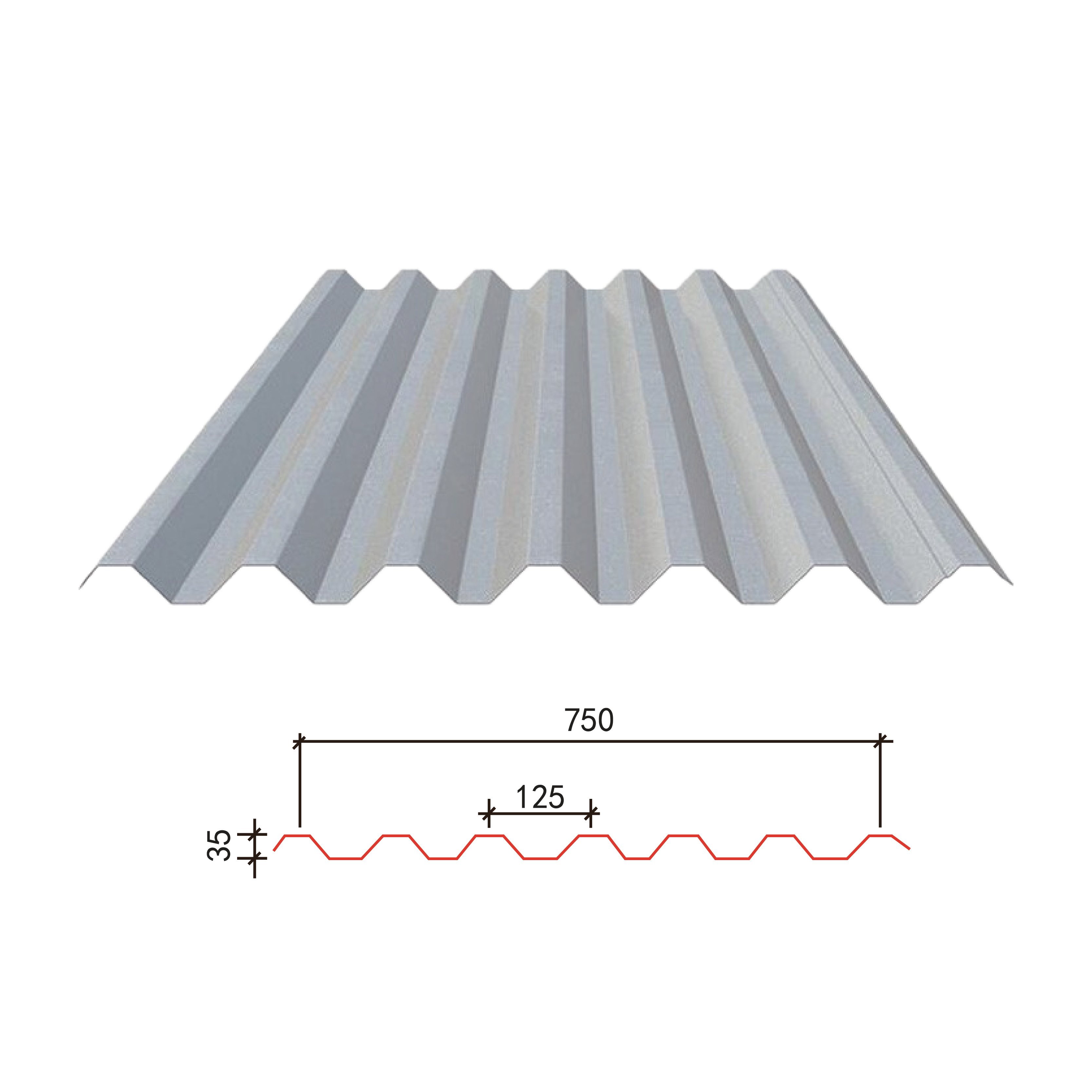 Galvanized Steel Gi Steel Sheet 0.3mm 0.45mm Corrugated Galvanized Steel Sheets for Roof